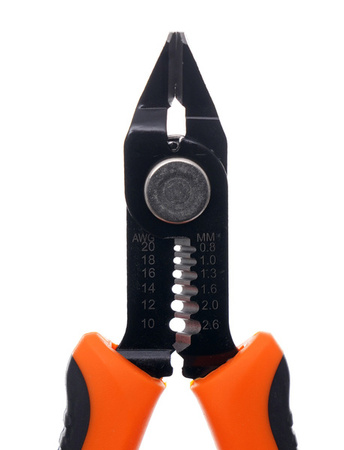 Szczypce precyzyjne tnące + zaciskarka KD10691