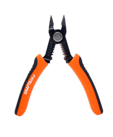 Szczypce precyzyjne tnące + zaciskarka KD10691