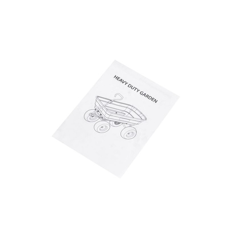 WÓZEK OGRODOWY TRANSPORTOWY 75L 300KG KD3127