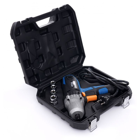 Elektryczny klucz udarowy 1/2" + walizka + nasadki KD1796