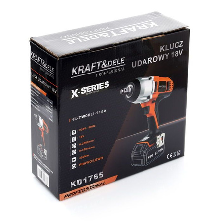 Klucz udarowy 20V X-SERIES KD1765