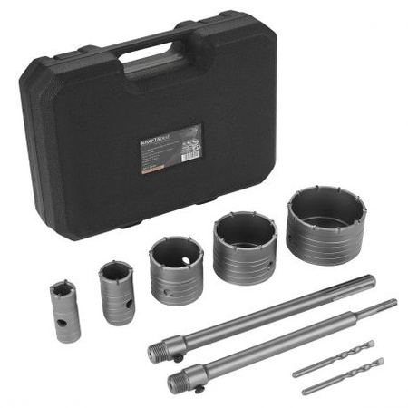 OTWORNICE DO BETONU MURU KORONKI FREZ SDS MAX PLUS 30-100mm KD12640