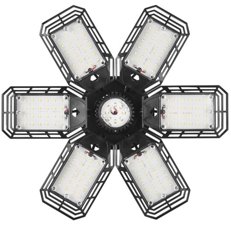 LAMPA WARSZTATOWA LED SUFITOWA SKŁADANA 180W 18500LM KD3484