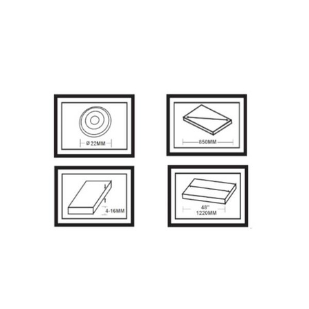 Przecinarka do glazury 48" / 1200mm KD10677
