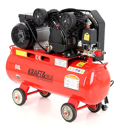 Kompresor olejowy 50L 2 Tłoki KD403