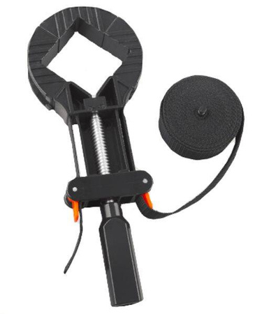 Ścisk stolarski kątowy taśmowy 4m KD10680