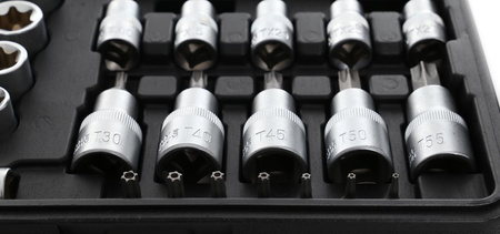 Zestaw Bitów i Nasadek Torx 30cz. KD10242