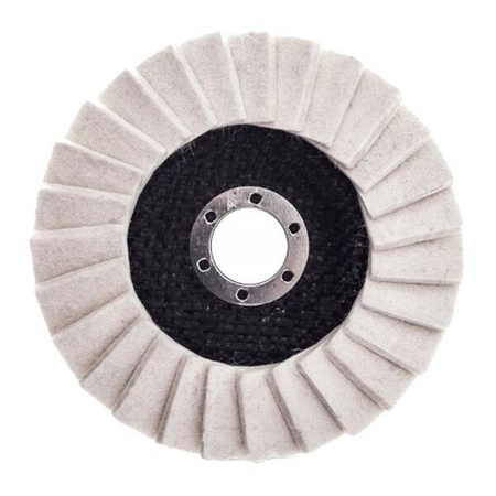Tarcza filcowa filc do polerowania metalu 125mm KD959