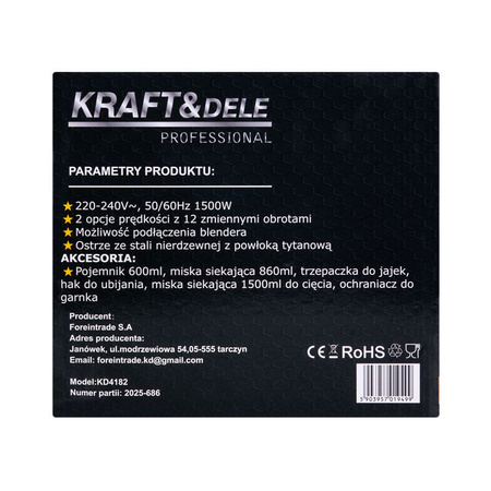 Blender 1500W + akcesoria KD4182
