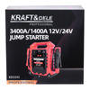 JUMP-STARTER 3400/1400A 12/24V+OŚWIETLENIE KD5345