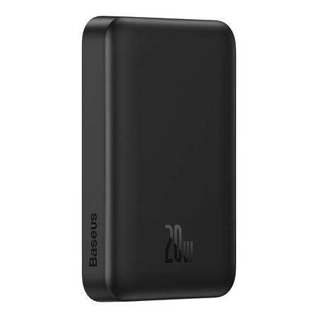 Powerbank magnetyczny Baseus Magnetic Mini 10000mAh, USB-C 20W MagSafe (czarny)