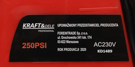 Kompresor samochodowy 12/230V KD1489