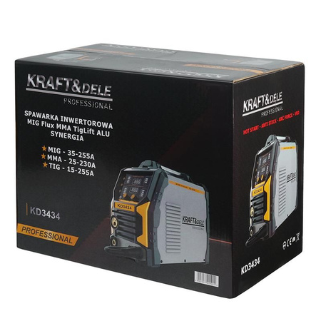 Spawarka inwertorowa MIG Flux MMA TigLift SYNERGIA KD3434