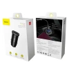 Ładowarka samochodowa Baseus Square 2xUSB QC3.0 5A 30W (czarna)