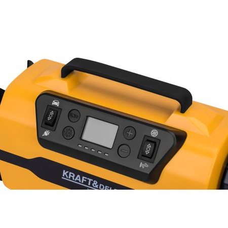 Kompresor samochodowy z funkcją latarki 12/230V KD3441