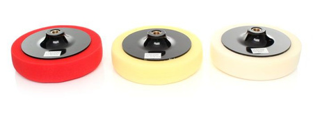 Gąbki polerskie 180 mm 3 rodzaje