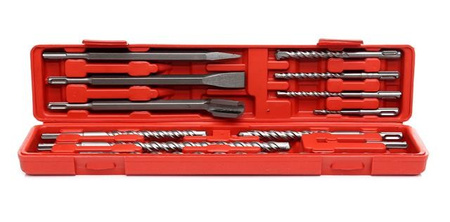 Zestaw 9 wierteł S4 + 3 dłuta SDS+ KD10206