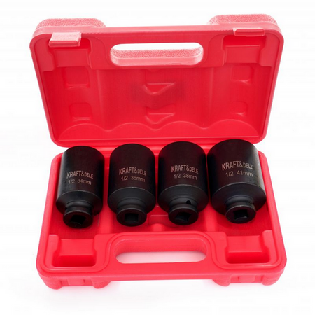 NASADKI UDAROWE 1/2" 6 KĄTNE 4 szt.