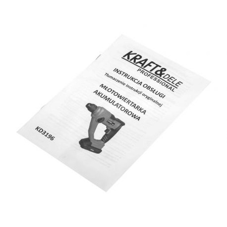 Młot udarowy akumulatorowy 21V 2J BEZSZCZOTKOWY 2 x 4Ah KD3196