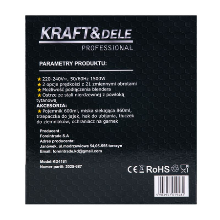 Blender 1500W + akcesoria KD4181