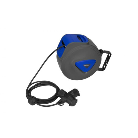 Przedłużacz ze zwijaczem 3x1,5mm 20m KD4047
