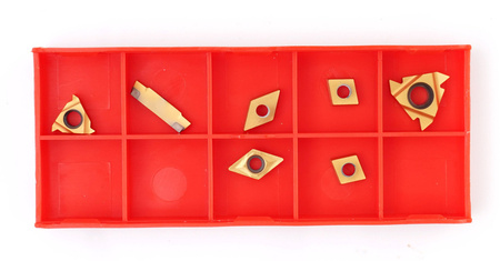 Komplet noży tokarskich składanych z wymienną płytką - 21 elementów KD1061