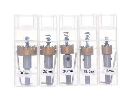 Otwornice widiowe do metalu / drewna/ stali 5 el. KD10870