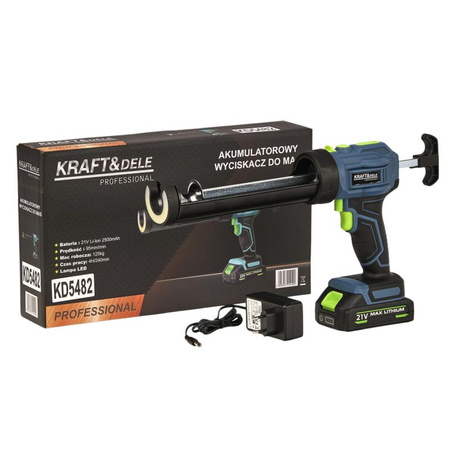 Akumulatorowy wyciskacz do masy 21V 2500mAh KD5482
