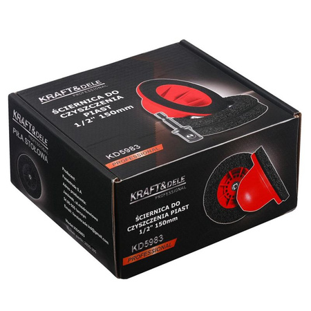 ŚCIERNICA DO CZYSZCZENIA PIAST 1/2" 150MM KD5983