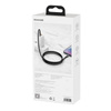 Kabel USB-C do Lightning Baseus Tungsten Gold, 20W, 5A, PD, 2m (czarny)