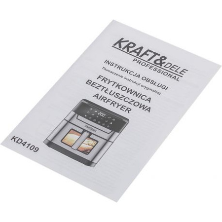 FRYTKOWNICA BEZTŁUSZCZOWA 8L AIRFRYER KD4109