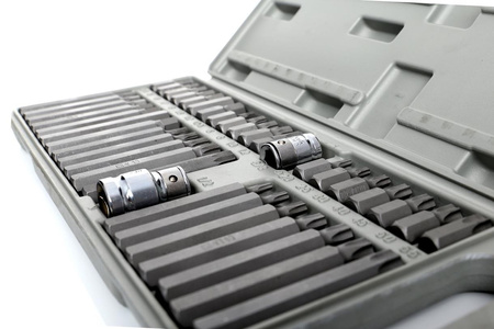 Komplet Bitów specjalnych KD10219 HEX, TORX, SPLINE 40cz.