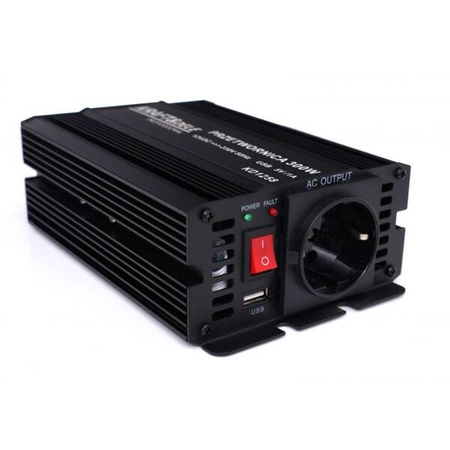 Przetwornica 12V na 230V 300W / 600W skorygowana sinusoida KD1258
