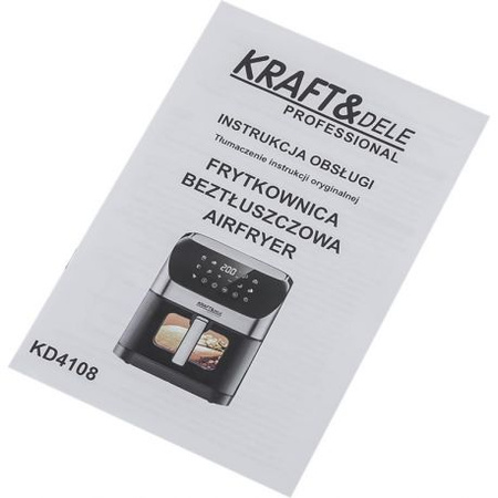 FRYTKOWNICA BEZTŁUSZCZOWA AIRFRYER 6L KD4108