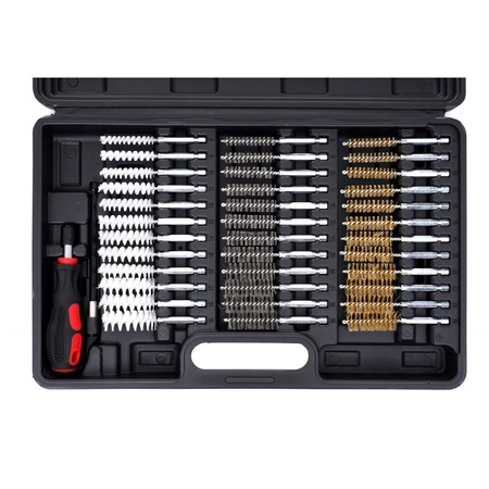 Zestaw szczotek do czyszczenia gniazd wtryskiwaczy 38 el. KD10047