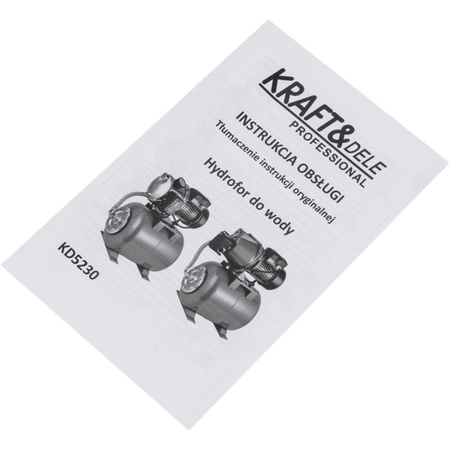 HYDROFOR 1200W 3600L/H ZBIORNIK 24L KD5230