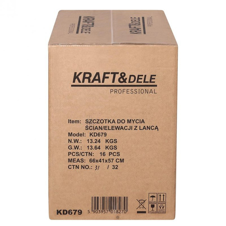 Szczotka do mycia kostki/elewacji z przedłużką KD679