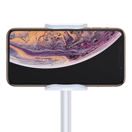 Uchwyt z klipsem Baseus na telefon/tablet (srebrny)