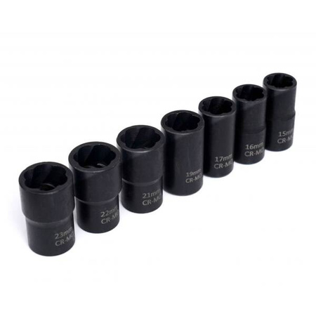 ZESTAW NASADEK DO OBRABIANYCH ŚRUB 1/2" - 15 EL. KD11793