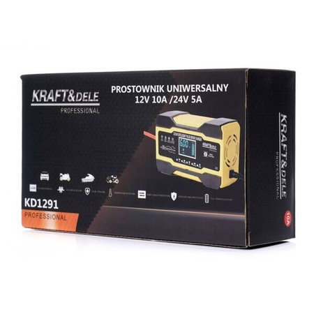 Prostownik uniwersalny 12 / 24V 5A/10A KD1291