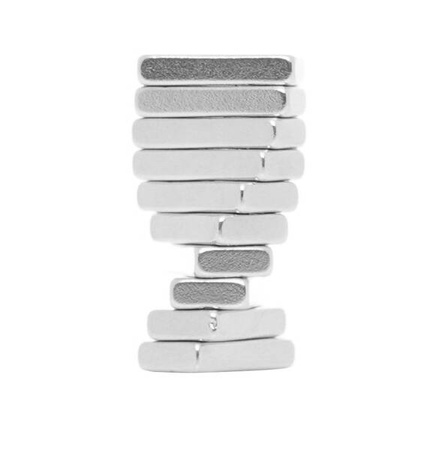 Magnes neodynowy płytkowy 10 x 5 mm 10szt. KD11834