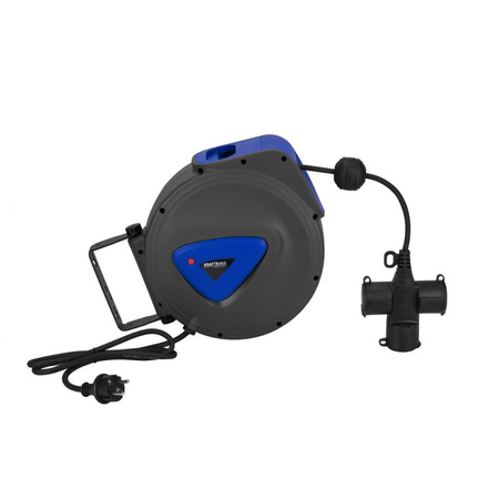 Przedłużacz ze zwijaczem 3x1,5mm 15m KD4046