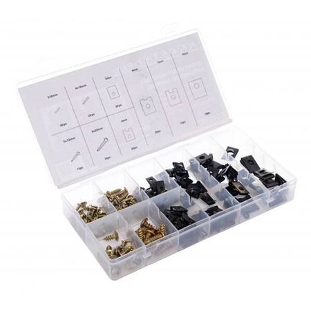Zestaw wkrętów i podkładek do karoserii 170szt. KD10497