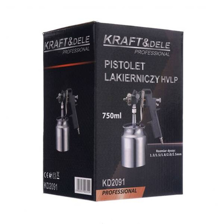 Pistolet lakierniczy HVLP 750ml KD2091
