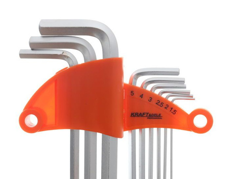 Zestaw 18 imbusów kulkowych + gwiazdkowych KD10297