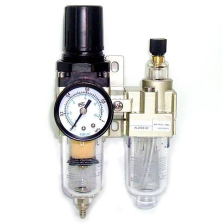 Reduktor ciśnienia z odwadniaczem i smarownicą 1/2 KD1496