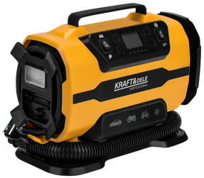 Kompresor samochodowy z funkcją latarki 12/230V KD3441