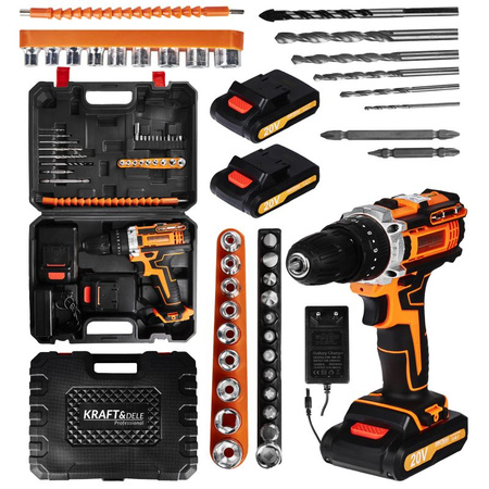 WKRĘTARKA AKUMULATOROWA Z AKCESORIAMI 2Ah KD3086