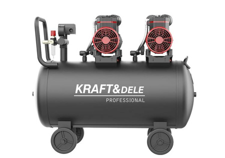 Kompresor bezolejowy 100L / 1500W x 2 KD1392