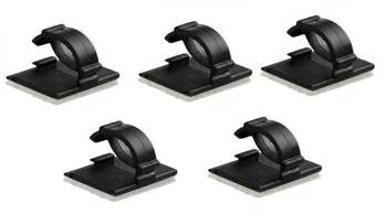 Klipsy montażowe do kabli 19x14mm 5szt. KD10083